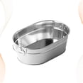thumbnail image 2 of Stainless Steel Fries Bucket for Holding Snacks and Fried Chicken Portable with Handle Silver, 2 of 4