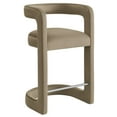 thumbnail image 5 of Modway Winslow 27"H Performance Velvet Upholstered Counter Stool in Taupe, 5 of 9