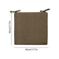thumbnail image 3 of Euaioeiu Memory Foam Seat Cushion for Chair, Extra Thick & Soft Floor Pillow, Non-Slip Tatami Mat, 18x18x1.2 Inch, Washable Cotton Cover, for Living Room, Meditation, Yoga, and Guest Seating, 3 of 6