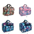 thumbnail image 1 of VONKY Sac de Rangement de Voyage Étui pour Machine à Coudre Portable Support à Fermeture Éclair avec Poignée Organisateur Sac à Main Imprimé Compartiments à Bagages Rose, 1 of 6