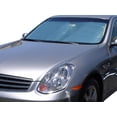 thumbnail image 2 of HeatShield, The Original Windshield Sun Shade, Custom-Fit for Infiniti G35 Sedan 2003, 2004, 2005, 2006, Silver Series, 2 of 4