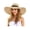 Beige Khaki, variant on Fashion Sun Hats for Women Oversize Wide Brim Straw Beach Hat Floppy Foldable Roll-Up Summer Vacation UPF 50+ ﻿