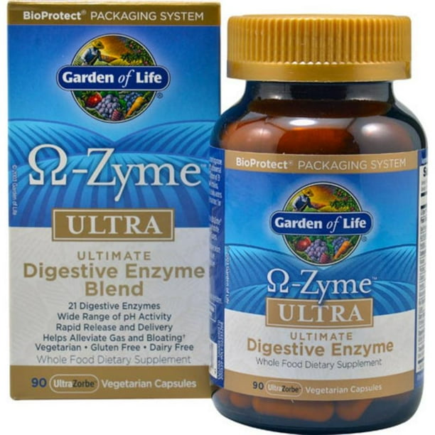 Garden of Life OZyme Ultra Ultimate Digestive Enzyme Blend 90