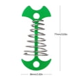 thumbnail image 3 of Fishbone Nail Cuerda Hebilla Camping Ground Portable Spring Hook Wind Green Hugtrwg Para estrenar, 3 of 3