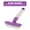 Purple, variant on Poodle Pet Stainless Steel Dog Dematting Comb Undercoat Rake Grooming Brush, Purple