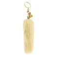 thumbnail image 2 of DFC Adorable Animal Furry Tail Keychain Hanger Plushy Tail Unique Key Accessory For Bags Purses Keys, 2 of 6