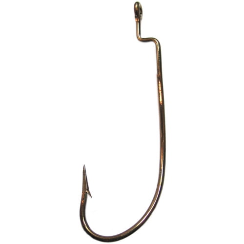 Lazer Sharp L045GH-3/0 Worm Rotating Hook, Bronze, Size 3/0