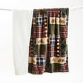 thumbnail image 4 of Carstens, Inc. Ultra Premium Super Soft Plush Sherpa Fleece Oversized Throw Blanket 54" x 68", Tree Plaid, 4 of 7