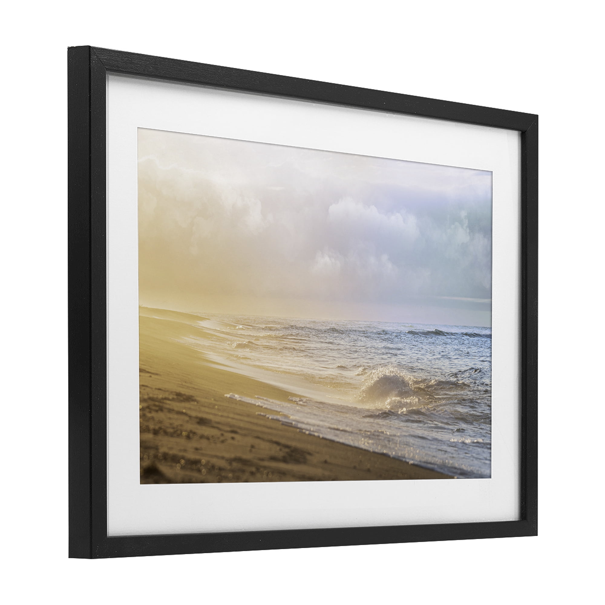 Stupell Industries Gentle Seaside Breeze Black Framed Print Under Glass, design by Marcus Prime