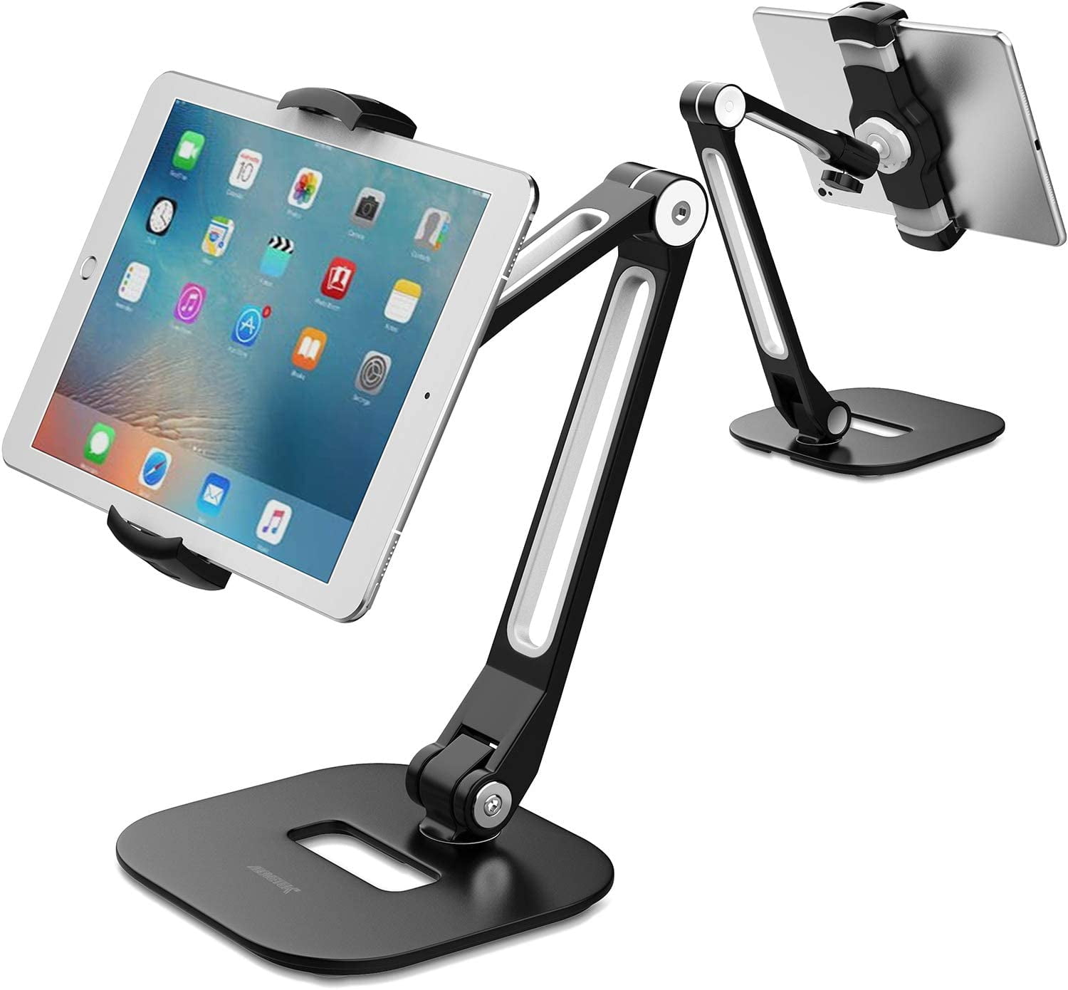 AboveTEK Long Arm Aluminum Tablet Stand, Folding iPad ...