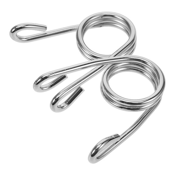 HOMEMAXS  2 Pcs Motorcycle Seat Mounting Springs Saddle Individual Black