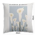 thumbnail image 6 of sunsanly Pillowcase Flower Printed Cushion Cover Exquisite Pattern Wear Resistant Washable Easy Maintenance Pillowslip Sofa Pillow Cover, 6 of 8