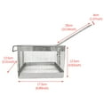 thumbnail image 3 of Deals Qaailabf Stainless Steel Frying Basket Non-Stick Oil Sieve Cooking Tool Multiway PACK, 3 of 3