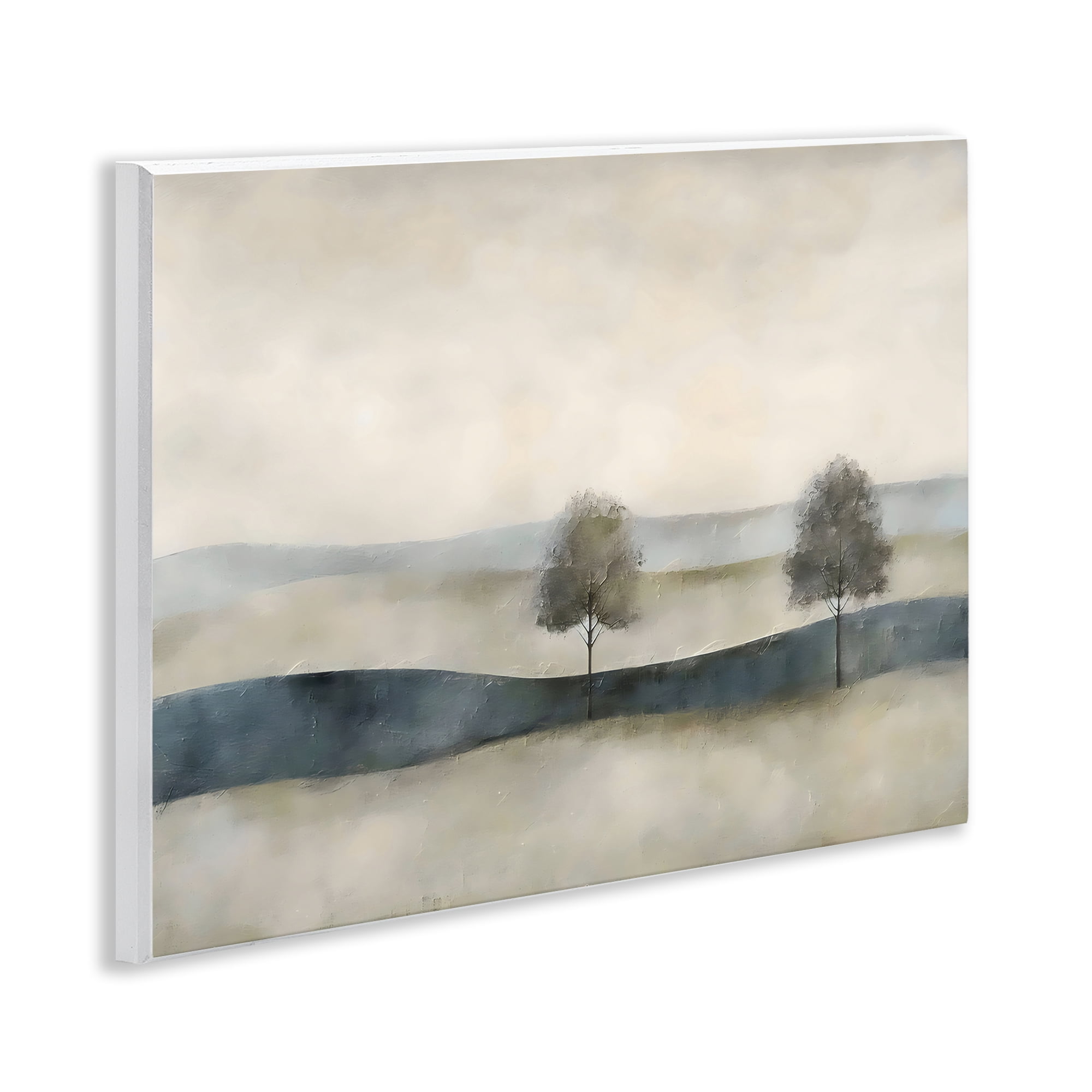Stupell Industries Muted Horizon with Trees Wall Plaque Art, design by Riley B