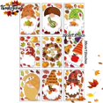 thumbnail image 2 of 104 PCS Thanksgiving Window Clings Fall Leaves Window Stickers Decorations Autumn Pumpkin Maple Leaves Turkey Window Decals for Thanksgiving Fall Home Party Decorations, 2 of 7