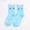 Light Blue, variant on Cat Socks Cute Animal Themed Crew Socks for Home Leisure and Holiday Wear Lightweight Comfort