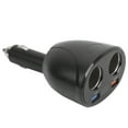 thumbnail image 3 of Adaptador de cargador de enchufe para encendedor de cigarrillos, divisor de puerto USB Dual, distribuidor electrónico para automóvil, 3 of 12