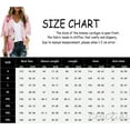 thumbnail image 5 of SUCS Women's Floral Print Puff Sleeve Kimono Cardigan Loose Cover Up Casual Blouse Tops, 5 of 5