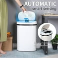 thumbnail image 2 of Kitchen Trash Can for Bathroom Bedroom Home Office 13 Gallon 50 Liter Automatic Touch Free High-Capacity Garbage Can with Lid Brushed Stainless Steel Waste Bin, 2 of 7