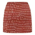 thumbnail image 5 of fnnxnal Big Girls 8T Red Active Skirt with Built-in Shorts - Stretchy, High-Waisted, Quick-Dry, Breathable for PE Class, Sports & Active Play, 5 of 6
