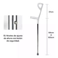 thumbnail image 4 of Par Muletas Tipo Canadiense Auxiliar Apoyo Rehabilitación negro, 4 of 9