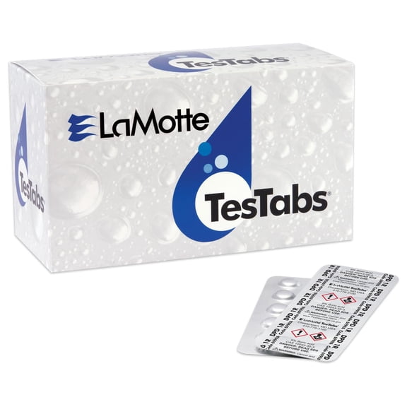 LaMotte 6999A-M DPD TesTabs Cloro DPD #1 RAPID Reactivo Tableta Estilo Blíster (Caso de 1000)