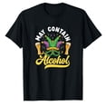 thumbnail image 1 of AALJY May Contain Alcohol Mardi Gras New Orleans Louisiana Sweatshirt, 1 of 5