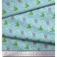 thumbnail image 2 of Soimoi Velvet Fabric Geometric Shapes,Crocodile & Rhinoceros Kids Decor Fabric Printed Yard 58 Inch Wide, 2 of 3