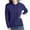 Navy, variant on Miqool Women's Soft Hooded Pullover Sweaters Fall Winter Drawstring Long Sleeve Knit Hoodies Sweatshirt Casual Loose Lightweight Hooded Oversized Sweater