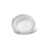 Host & Porter Silver Rim Plastic Dessert Bowls, 6oz, 10 Ct, Great for Weddings, Bridal Showers, and Baby Showers