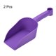 thumbnail image 3 of Plástico Jardín Pala 275x103mm Planta Suelo Plantar Excavar Mano Paletas Hogar Jardinería Herramienta para Flor Tierra Trasplantar, Desmalezar, Mover, Excavar, Púrpura 2 Paquetes Unique Bargains palas, 3 of 5