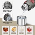 thumbnail image 3 of 20 Oz Pioneer Flower Coffee Tumbler Double Wall Insulated Stainless Steel Water Bottle | Metal Reusable Thermoses Flask with Cup Cap | Leak & Sweat Proof with Anti-Dust Lid, 3 of 7