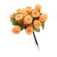 thumbnail image 1 of Naiovety Cabezas de flores artificiales, Mini ramo de rosas, hogar, boda, guirnalda DIY, plantas falsas, arreglo de fiesta, suministros de Kits de decoración para fiestas Naranja, 1 of 6