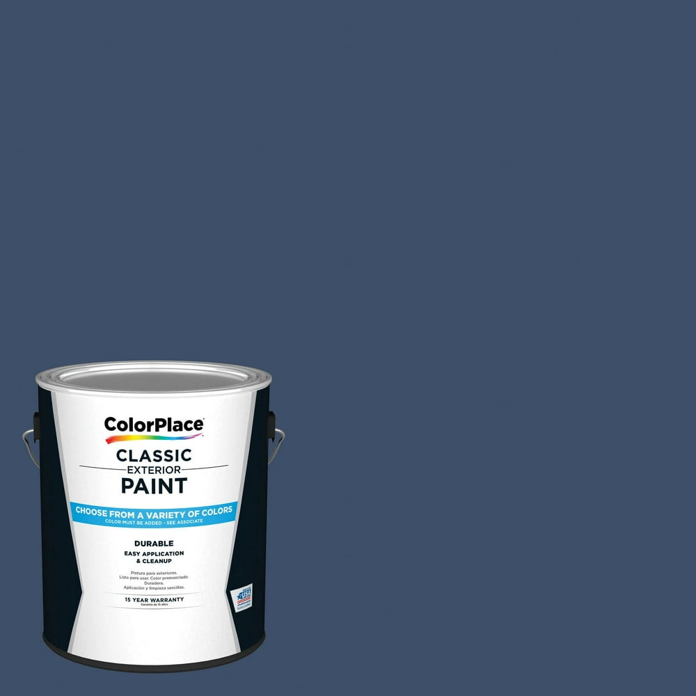 ColorPlace Classic Interior Wall & Trim Paint, Rich Navy, Flat, 1