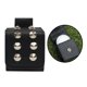 thumbnail image 4 of Bolsa de pelota de golf portátil Bolsa de cintura resistente al agua con remaches de cinturón Funda de soporte de pelota de golf ligera de cuero de PU Negro Baoblaze Estuche para pelotas de golf, 4 of 8