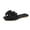 Black, variant on Anuirheih Slip on Sandals Women,Womens Summer Fashion Flat Slippers Square-toe Bowknot Casual Comfortable Slippers(Black)
