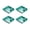 Green 4pcs, variant on Jkung 4Pcs Reusable Dipping Sauce Tray Set Stackable Divided Plates for Appetizers Sushi Tacos Dumplings Fries Snacks Sauce Serving Dish for Parties Home Dining