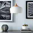 thumbnail image 2 of Surya EMC-002 15.75 x 11 x 11 in. Mccrae 1 Light Pendant Ceiling Light, White, 2 of 2