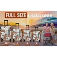 thumbnail image 4 of Luggage Cover Protector Travel Suitcase Covers Protective Skin for Carry On Baggage Fit 22-24 Inch Luggage, 4 of 5