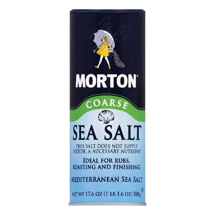Morton Sea Salt Coarse, 17.5 Oz