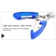 thumbnail image 5 of Naiovety Alicates de pesca de acero inoxidable, mango de plástico antideslizante, tijera para cebo, accesorios para herramientas de agua salada y agua Type3 NO3 Naiovety OD026648-01B, 5 of 6