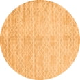 thumbnail image 1 of Ahgly Company Indoor Round Abstract Orange Contemporary Area Rugs, 6' Round, 1 of 1