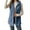 C#Light Blue469126, variant on CAIVO Women Reversible Hooded Zip Front Cardigan Vest Soft Jacket Sleeveless Solid Color Coats For Fall Winter Casual Outerwear Tops Comfort Wear