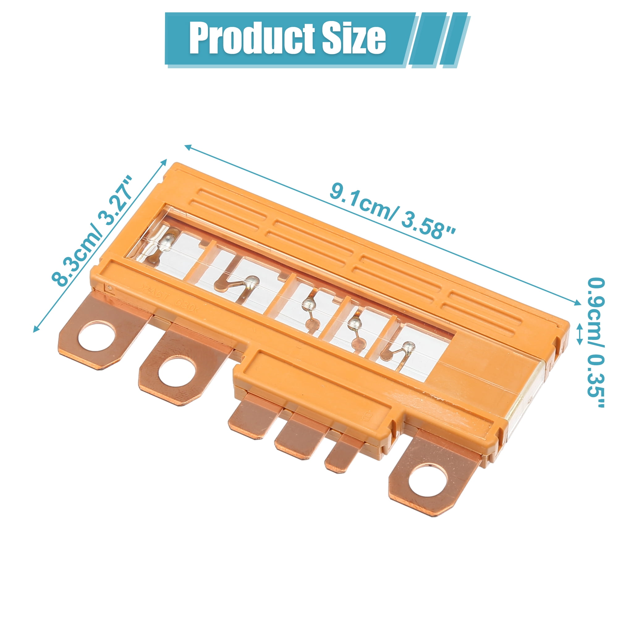 Fusible Link Block Assembly Multi Link Fuse for Toyota Highlander Venza Metal Orange