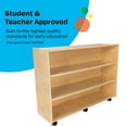 thumbnail image 4 of Bird In Hand 1301523 Childcraft Mobile Open Shelving Unit, Product Height 36 in., 3 Shelves, 4 of 10