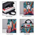 thumbnail image 3 of Balery Romantic Flamingo Pair Mochila ligera para hombre y mujer: duradera e impermeable, ideal para la escuela, el trabajo, viajes y uso diario., 3 of 7