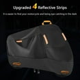thumbnail image 3 of Motorcycle Cover, Cover, Protective, 2 Windproof Buckles, Universal Motocross Rain Cover ,Motorbike Cover for Bike XXL, 3 of 5