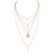 thumbnail image 2 of Collar para mujer, joyería para mujer, colgante de borla de diamantes multicapa de metal para mujer, collar con colgante de clavícula para mujer, pendientes para mujer, 2 of 5