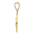 thumbnail image 2 of 14k Yellow Gold Saint Lucy Medal Pendant, 2 of 4