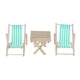 thumbnail image 3 of 2x 1/6 Dollhouse Miniatura de Plegable de Playa Sunbath Silla Y 3 Unids / Set Pulgadas Accesorios de Muebles, para 1/6 Hugo silla de playa casa de muñecas, 3 of 7